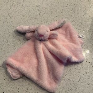 Pink Plush Bunny Security Blanket